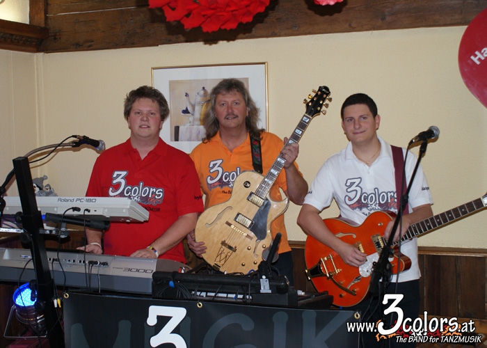 www.3colors.at - The BAND for TANZMUSIK | Geburtstagsfeier Kapfenberg 2009