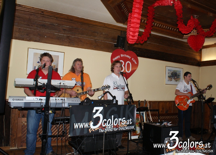 www.3colors.at - The BAND for TANZMUSIK | Geburtstagsfeier Kapfenberg 2009